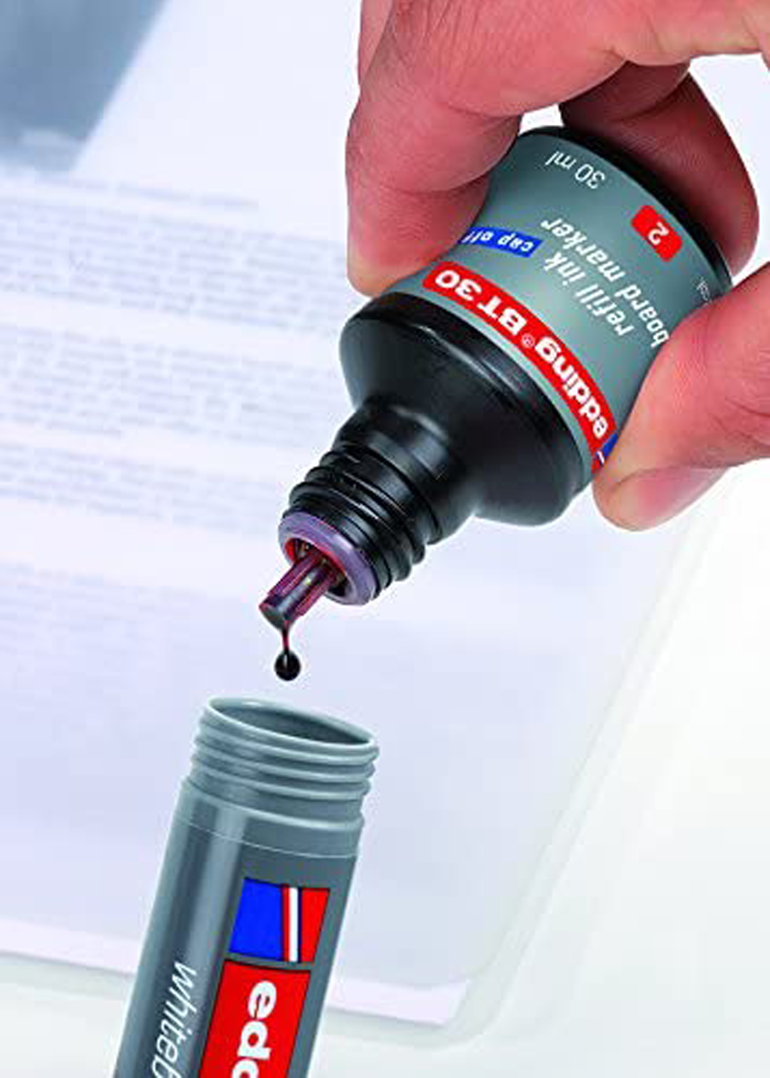 Edding BT30 Whiteboard Ink Bottle with Dropper 30ml
