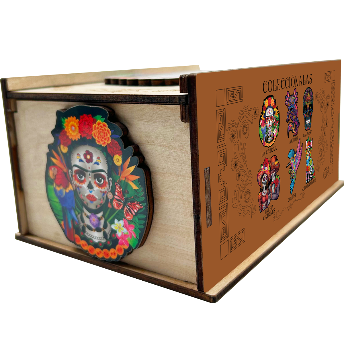 Rompecabezas Evaflex La Catrina Arte Folk Cultural Mexicano C/400 Piezas