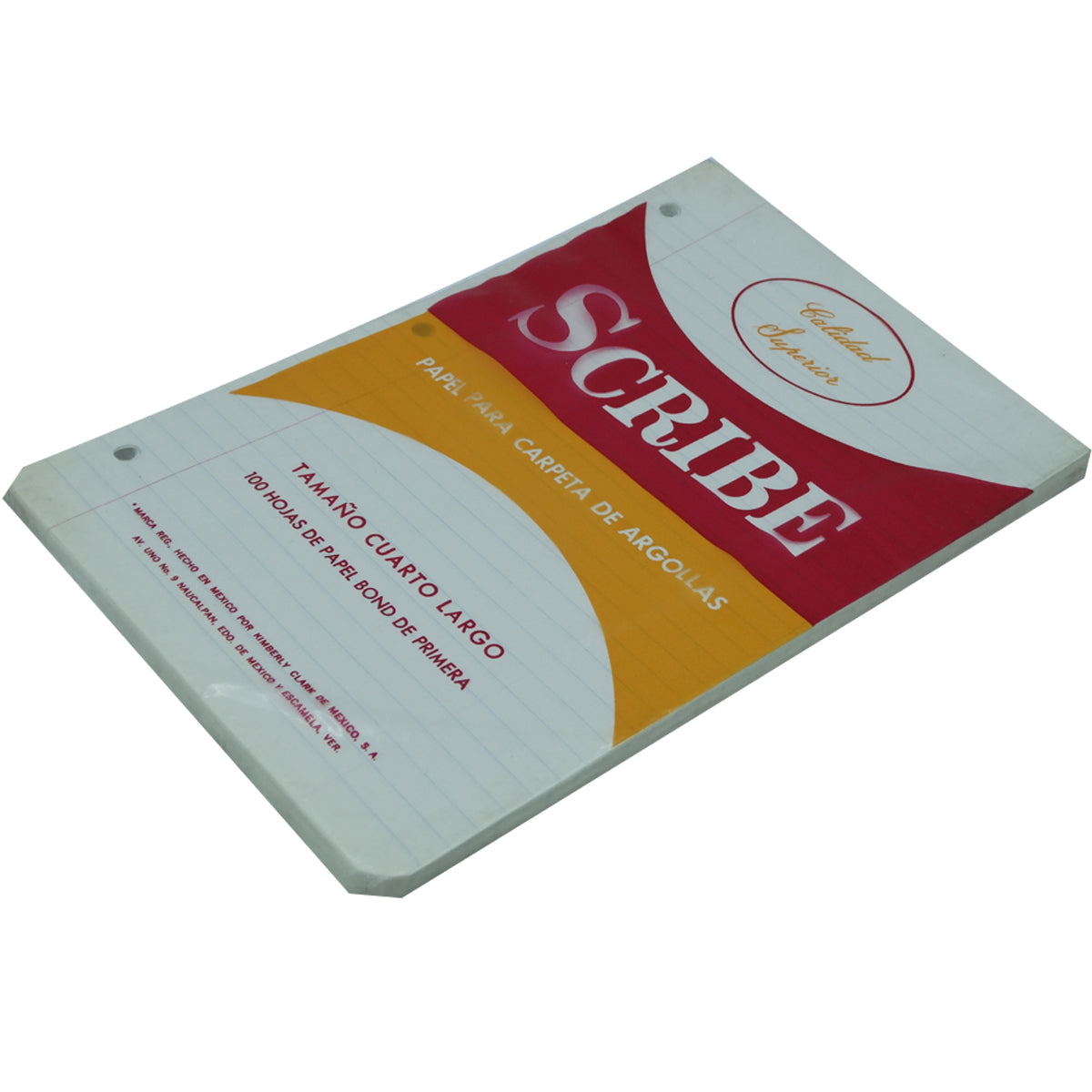 100 Sheets Scribe Ruled Paper Ring Binder T/Quarter Long