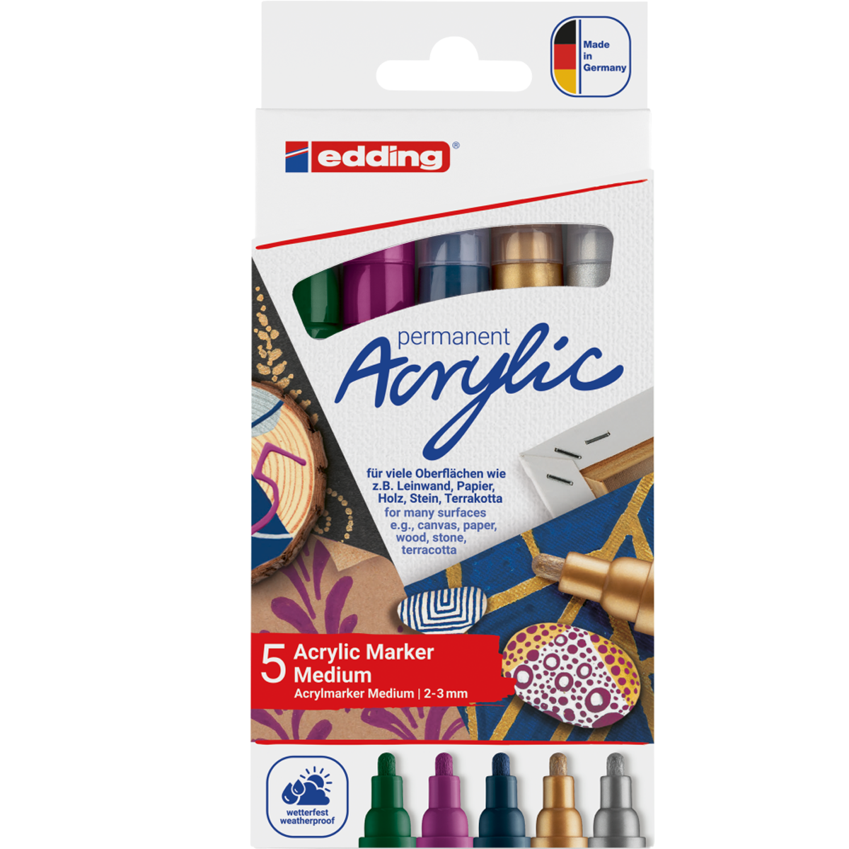 edding box acrylic