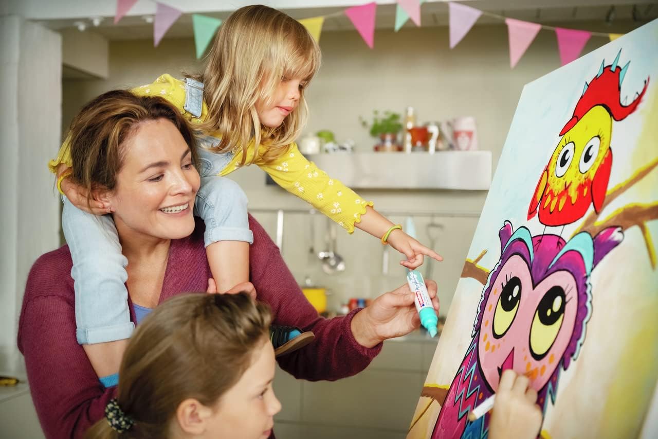 Marcadores Edding 5300 Acrylico 1-2mm Basicos Set C/5