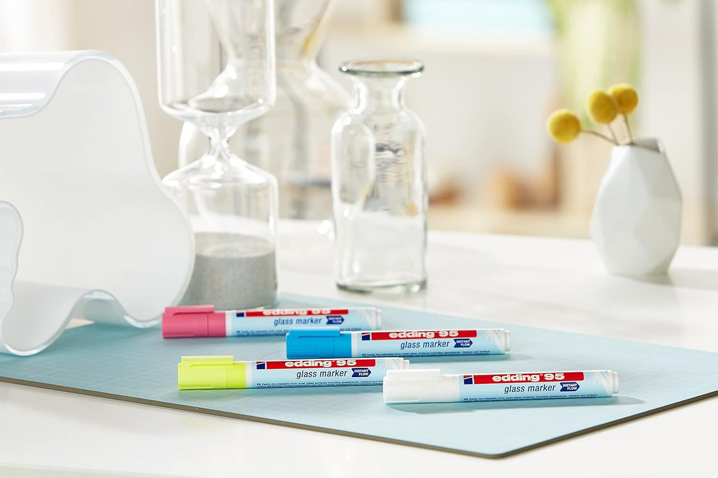 Marcadores Edding E95 Fun Cristal Punta 1.5-3mm Set C/4 Pzas