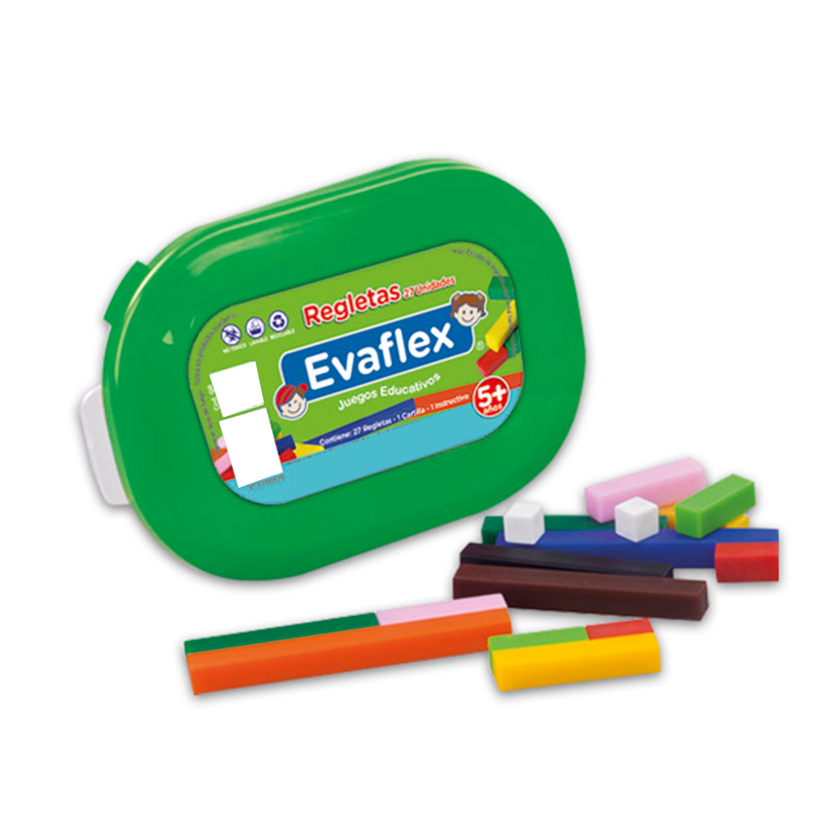 Evaflex Plastic Didactic Game Cuisenaire C/27 Strips