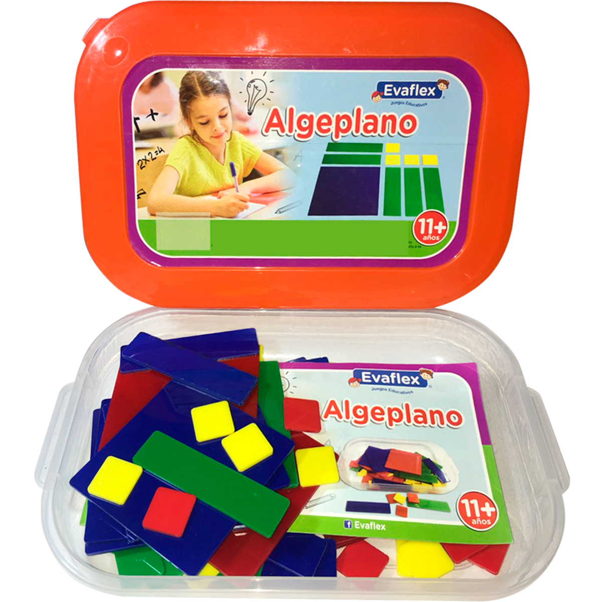 Evaflex Algeoplano Didactic Game C/96 Pieces + Instructions