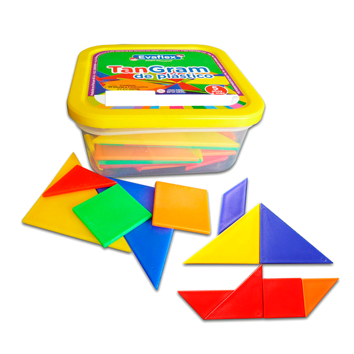 Evaflex Plastic Tangram Didactic Game C/35 Plastic