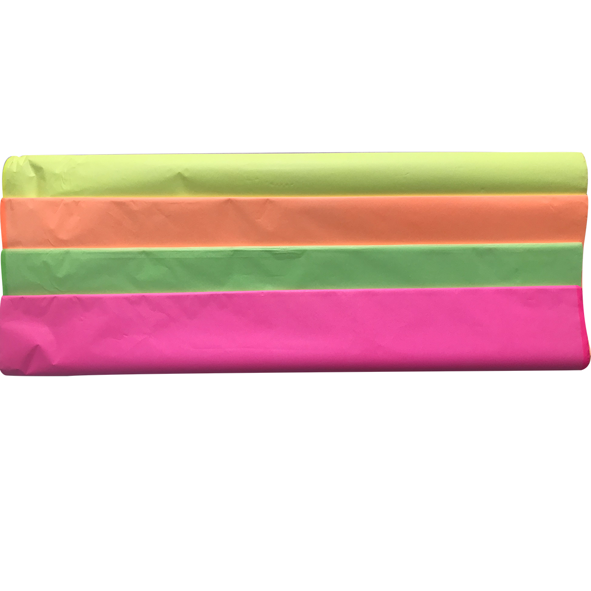 Papel China Pingüino Bolsa C/100 Pliegos Combinado Fosforescente