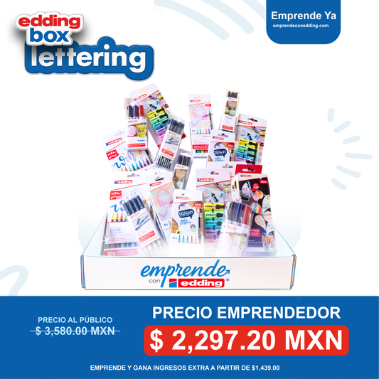 edding box lettering