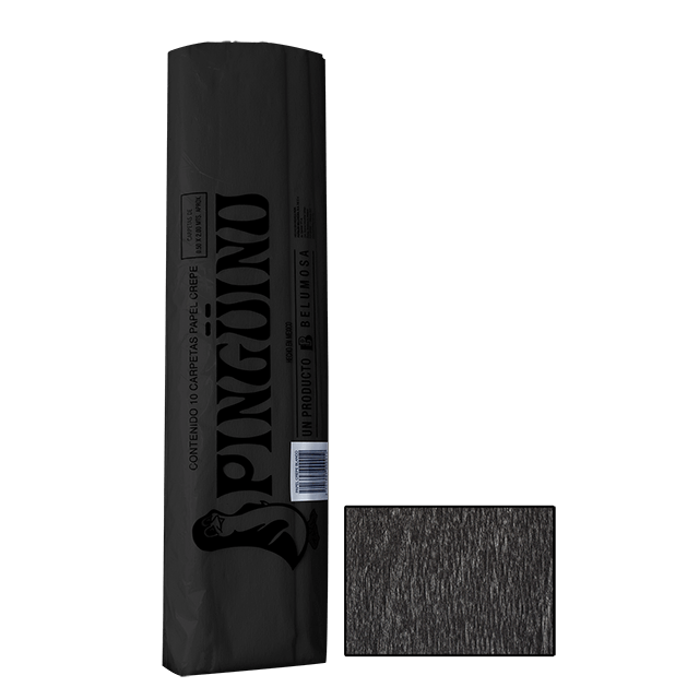 Papel Crepe Pingüino Belumosa 1 Bolsa Combinado Multicolor C/10 Pliegos