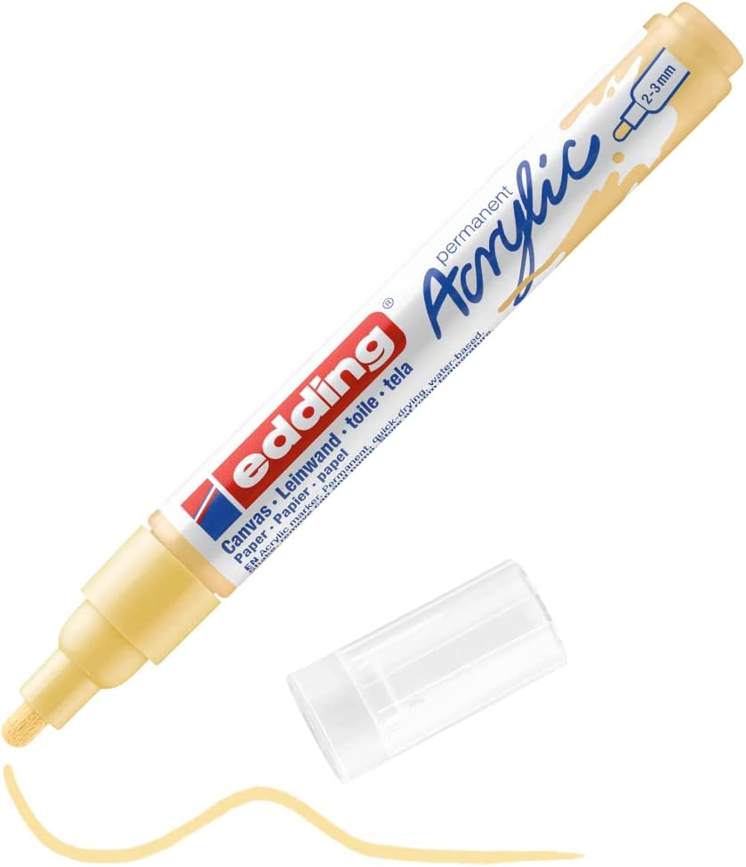 Plumones Edding Acrilicos 5100 Punta Cincel 2-3mm