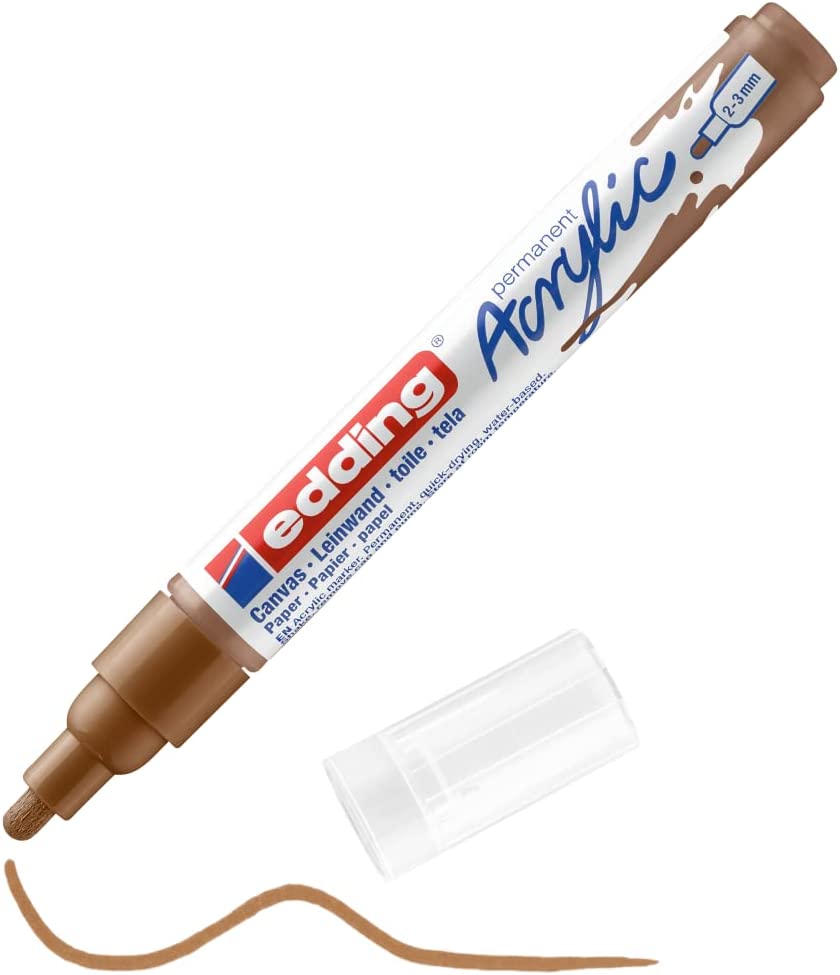 Plumones Edding Acrilicos 5100 Punta Cincel 2-3mm