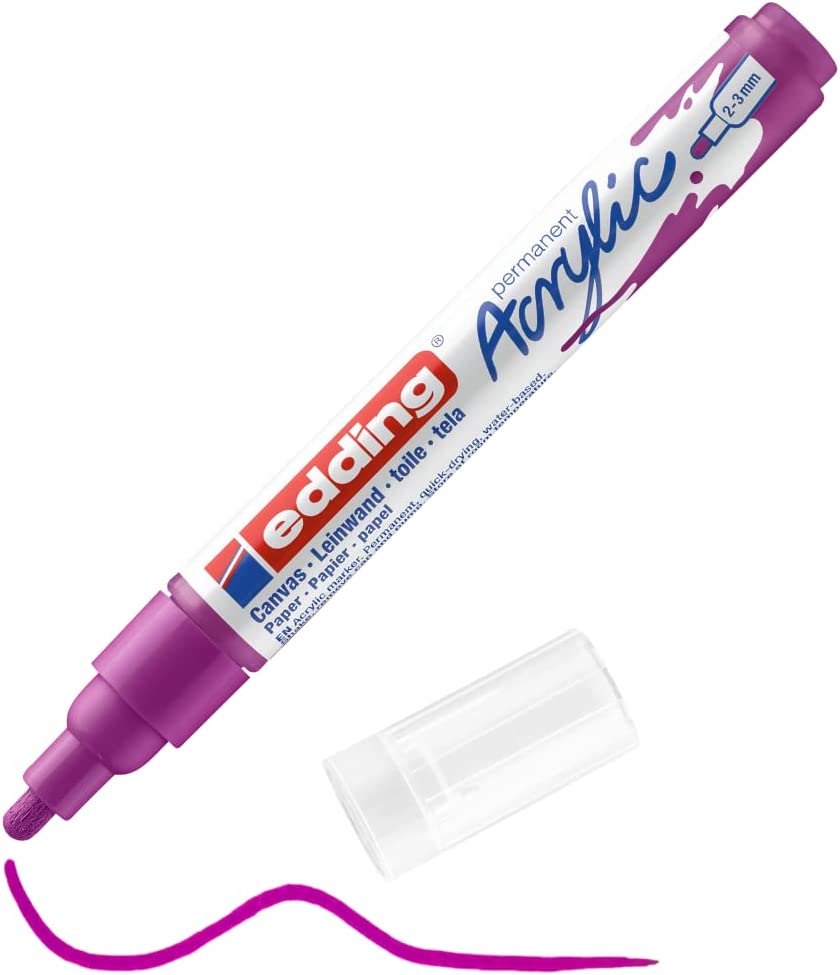 Plumones Edding Acrilicos 5100 Punta Cincel 2-3mm