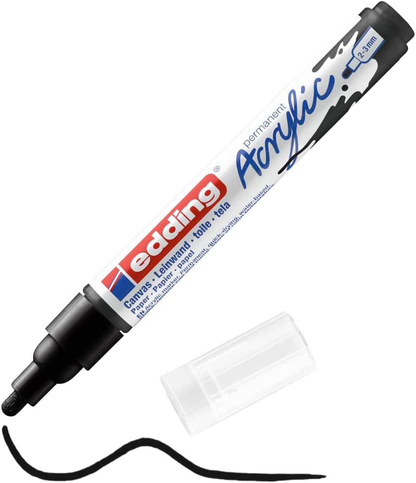Plumones Edding Acrilicos 5100 Punta Cincel 2-3mm