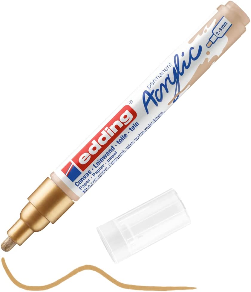 Plumones Edding Acrilicos 5100 Punta Cincel 2-3mm