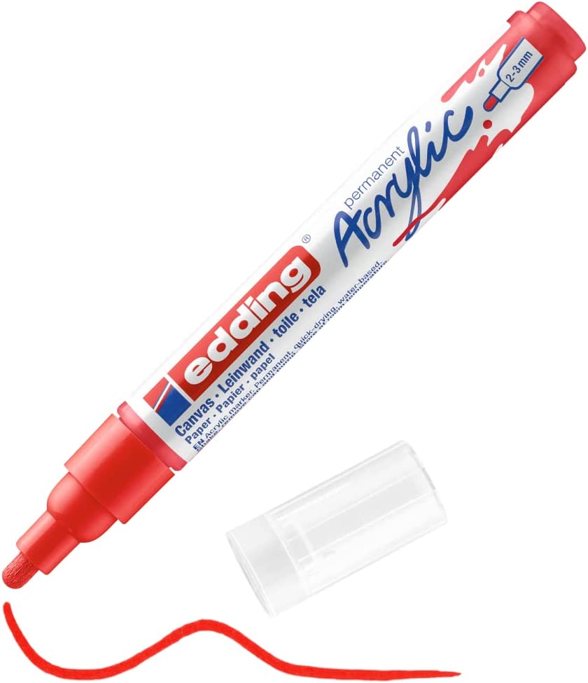 Plumones Edding Acrilicos 5100 Punta Cincel 2-3mm