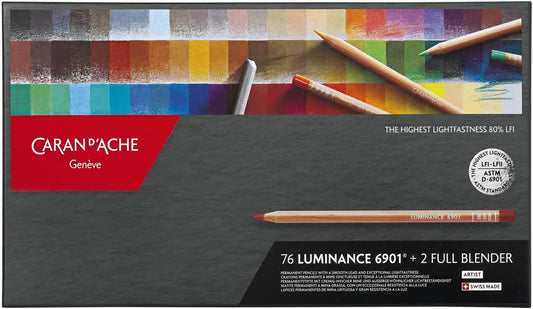 Lapices Color Caran D'ache Luminance Estuche C/76+2 Blender