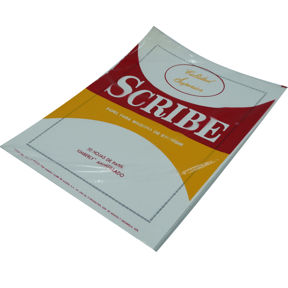 50 Hojas Scribe Papel Kimberly Amartillado Tamaño Carta