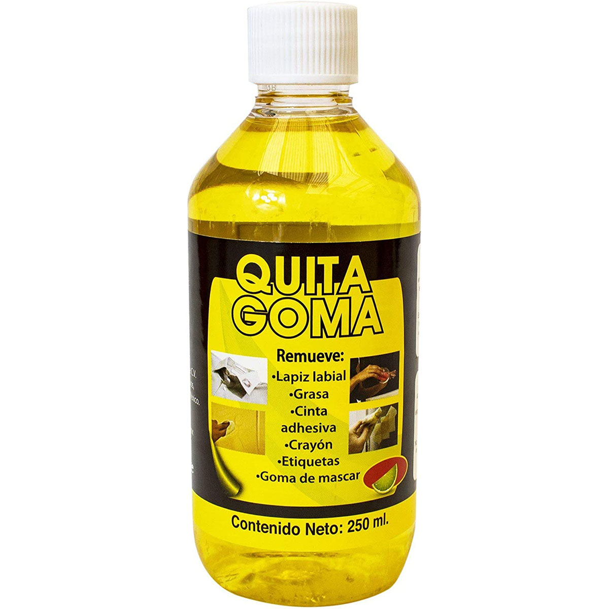 Quita Goma Rodin Removedor Grasa Etiquetas Liquido 250ml
