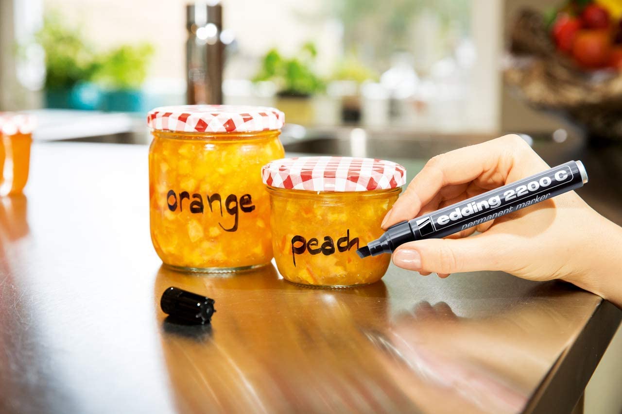 Marcador Edding 2200 Permanente Recargable P. Biselada 1-5mm