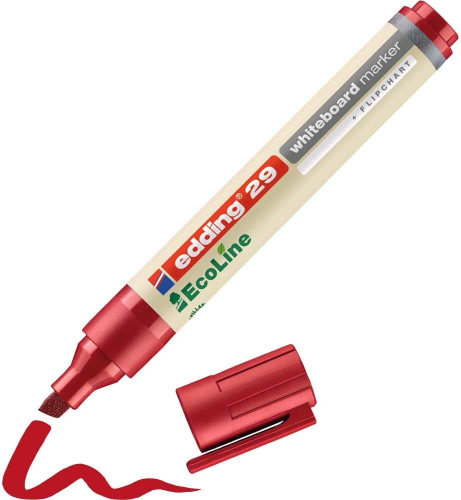 Marcador Edding E29 Pizarron Recargable Punta Biselada 2-5mm