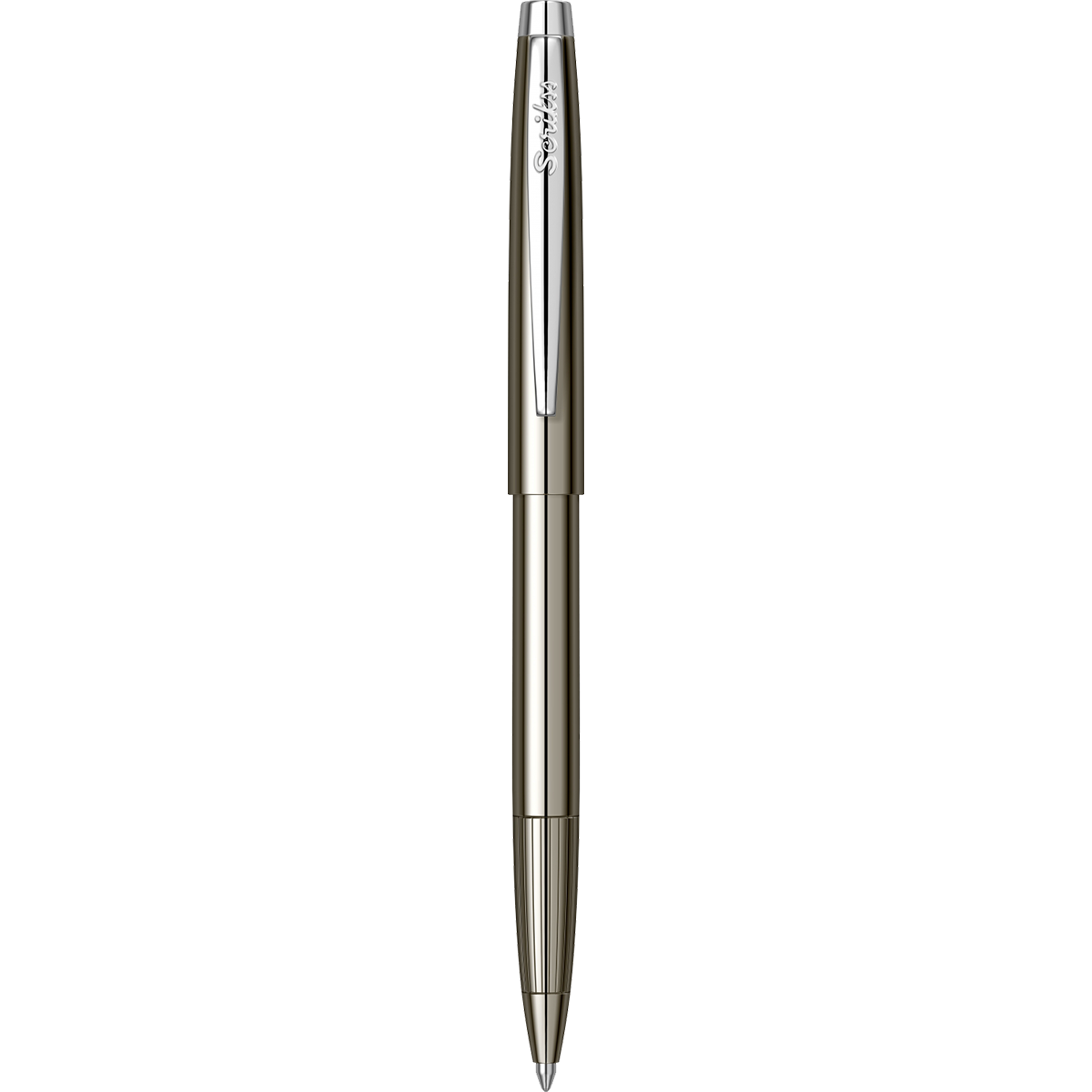 Pluma Boligrafo Ejecutiva Metalica Scrikss 108 Chrome Premium
