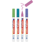 4 Marcadores Edding Tiza P/vidrio 1-2mm Metalicos P/redonda
