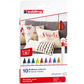 Rotulador Edding 4600 Textil Punta Fina 1mm c/10 piezas