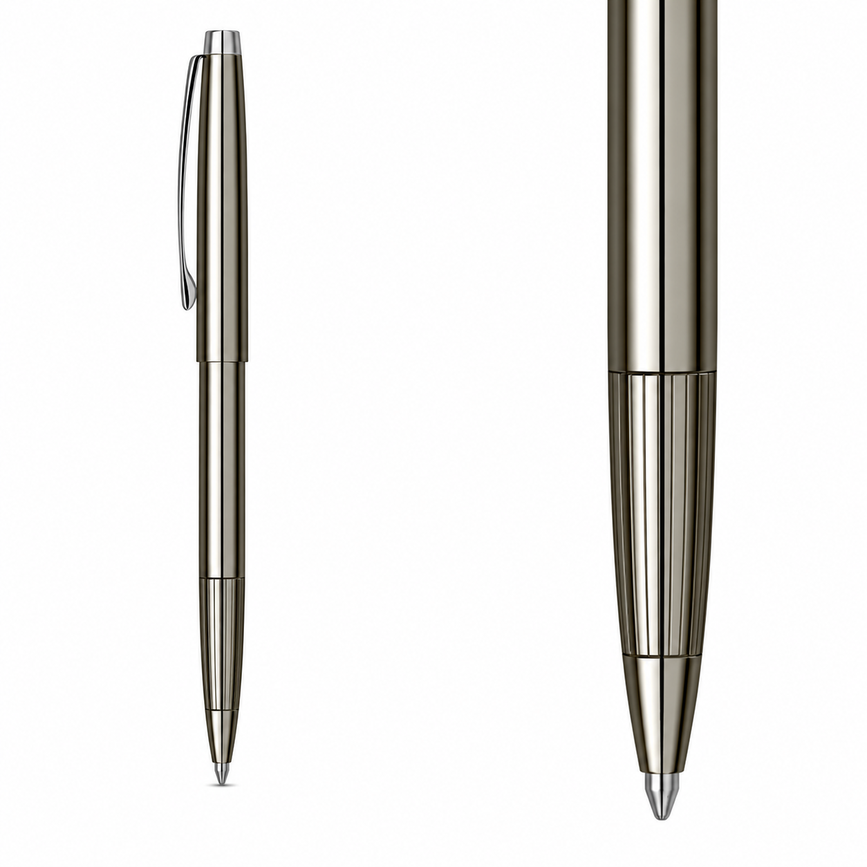 Bolígrafo Scrikss 108 Chrome Metálico con Estuche