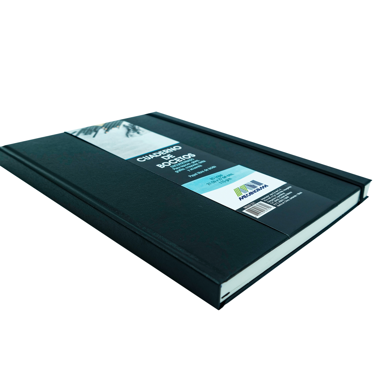 Cuaderno Mecanorma boceto C/80hjs 115gr 21.59cm*27.94cm