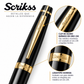 Bolígrafo Scrikss Honour 38 Negro Oro con Estuche