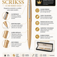 Bolígrafo Premium Metálico Scrikss 108 Gold Tinta Negra