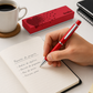 Boligrafo Scrikss 62 Chic Rojo Metalico Tinta Negra
