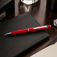 Boligrafo Scrikss 62 Chic Rojo Metalico Tinta Negra