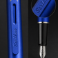 Pluma Fuente Scrikss Azul Linea Punto Blue Tinta Negro