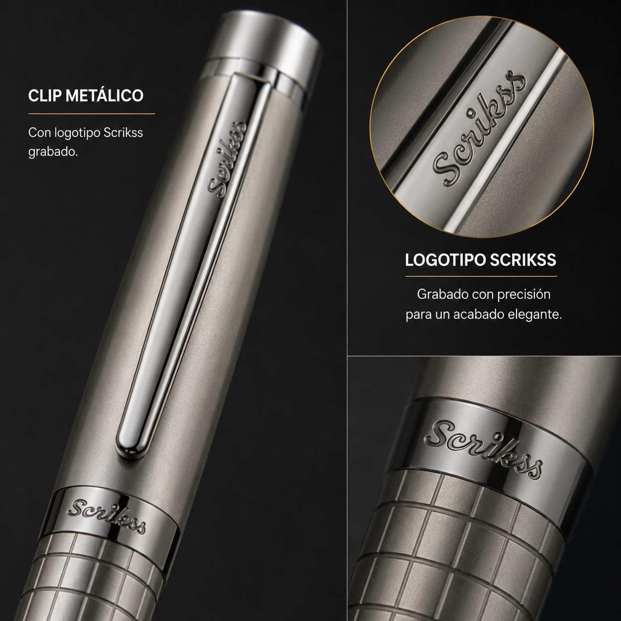 Boligrafo Scrikss Honour 38 Carbon Metalico Ejecutivo