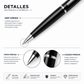 Bolígrafo Scrikss Noble 35 Negro Brillante con Estuche