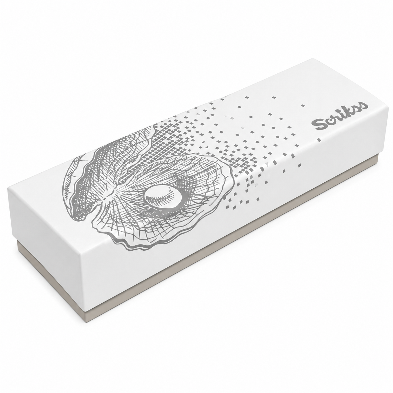 Boligrafo Scrikss 62 Chic Perla Metalico Tinta Negra