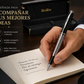 Bolígrafo Scrikss Pera 477 Negro Cromo con Estuche