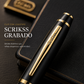 Bolígrafo Scrikss Noble 35 Negro Mate Dorado con Estuche