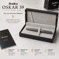 Pluma Fuente Scrikss Oscar 39 Titanium Metalica Estuche