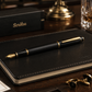 Pluma Fuente Scrikss Noble 35 Negro Mate Dorado con Estuche