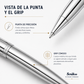 Boligrafo Scrikss Oskar 39 Cromo Metalico Estuche