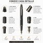 Pluma Fuente Scrikss 88 Knight Negro Mate Con Estuche