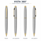 Boligrafo Scrikss 88 Knight Cromo Oro Metalico Con Estuche