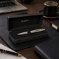 Boligrafo Scrikss 88 Knight Cromo Oro Metalico Con Estuche