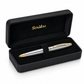 Pluma Fuente Scrikss 88 Knight Cromo Oro con Estuche