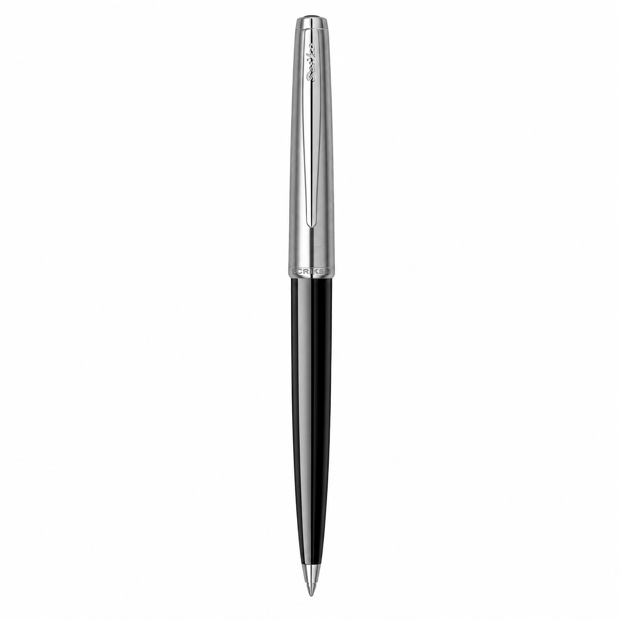 Boligrafo Scrikss 78 Metropolis Negro Cromo Metalico