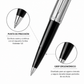 Boligrafo Scrikss 78 Metropolis Negro Cromo Metalico