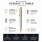 Bolígrafo Scrikss 35 Noble Cromo Oro con Estuche