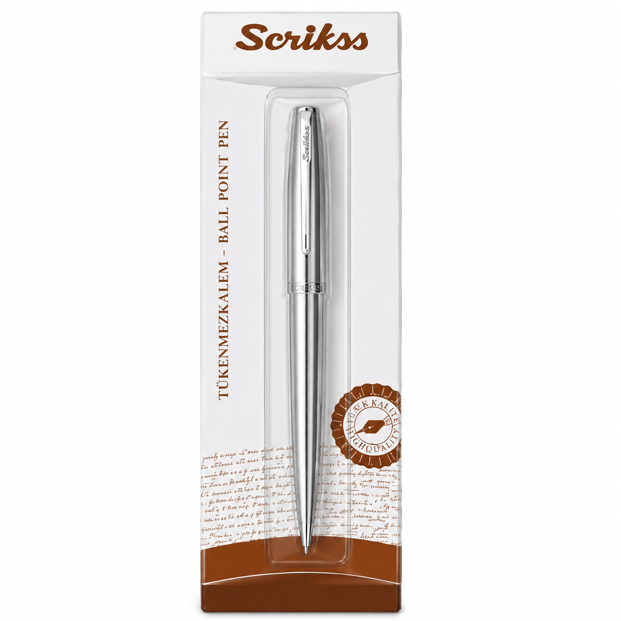 Boligrafo Scrikss 78 Metropolis Cromo Metalico