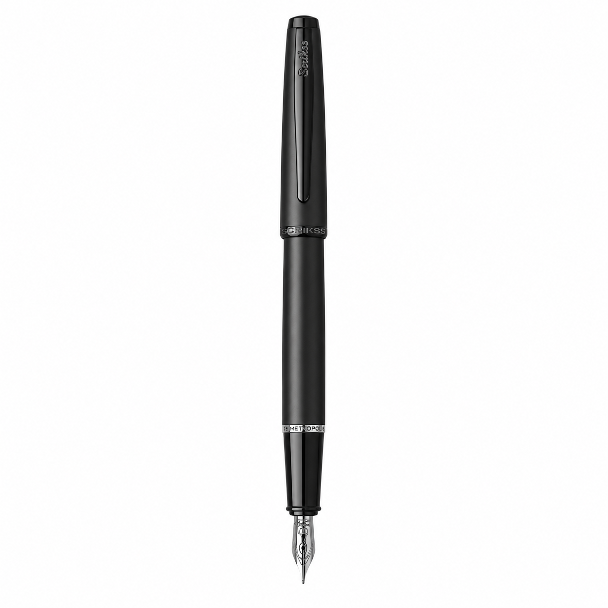Pluma Fuente Scrikss 78 Metropolis Negro Mate